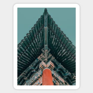 Asian Temple Sticker